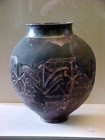 Roman vase in the Alesia Museum