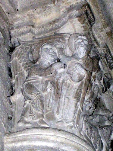 Romanesque Nativity Capital