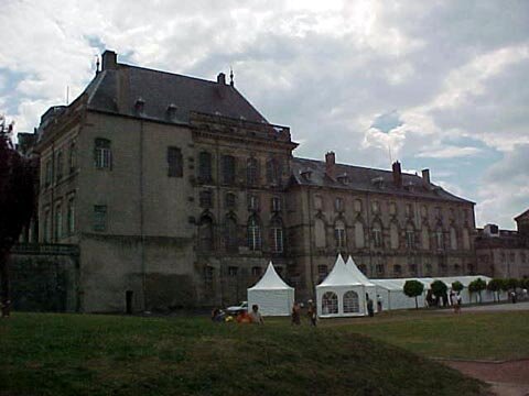 Side view of the Château de Lunéville