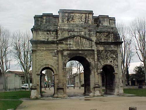 Orange Arc de Triomphe